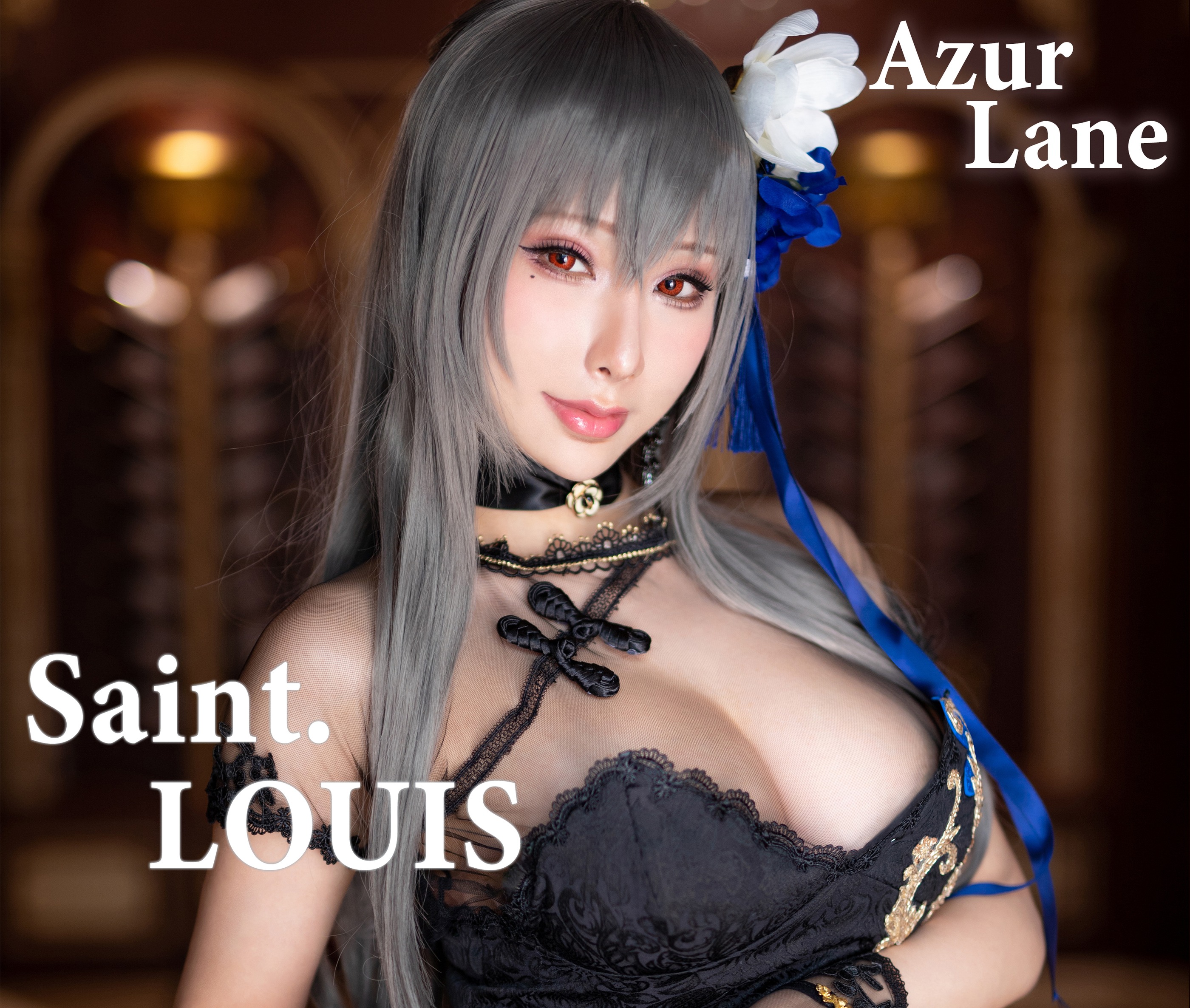 图片[1]-雨波_HaneAme – NO.127 AzurLane Saint.Louis 路易九世旗袍[29P]-XikXak